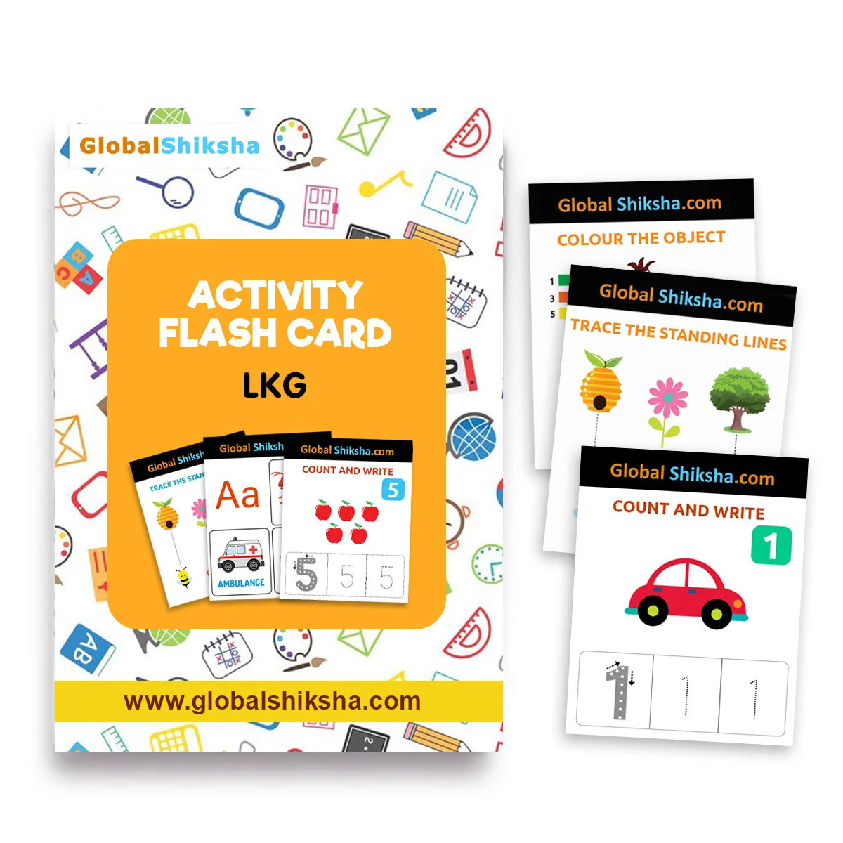 Activity Flash Cards for LKG Kids