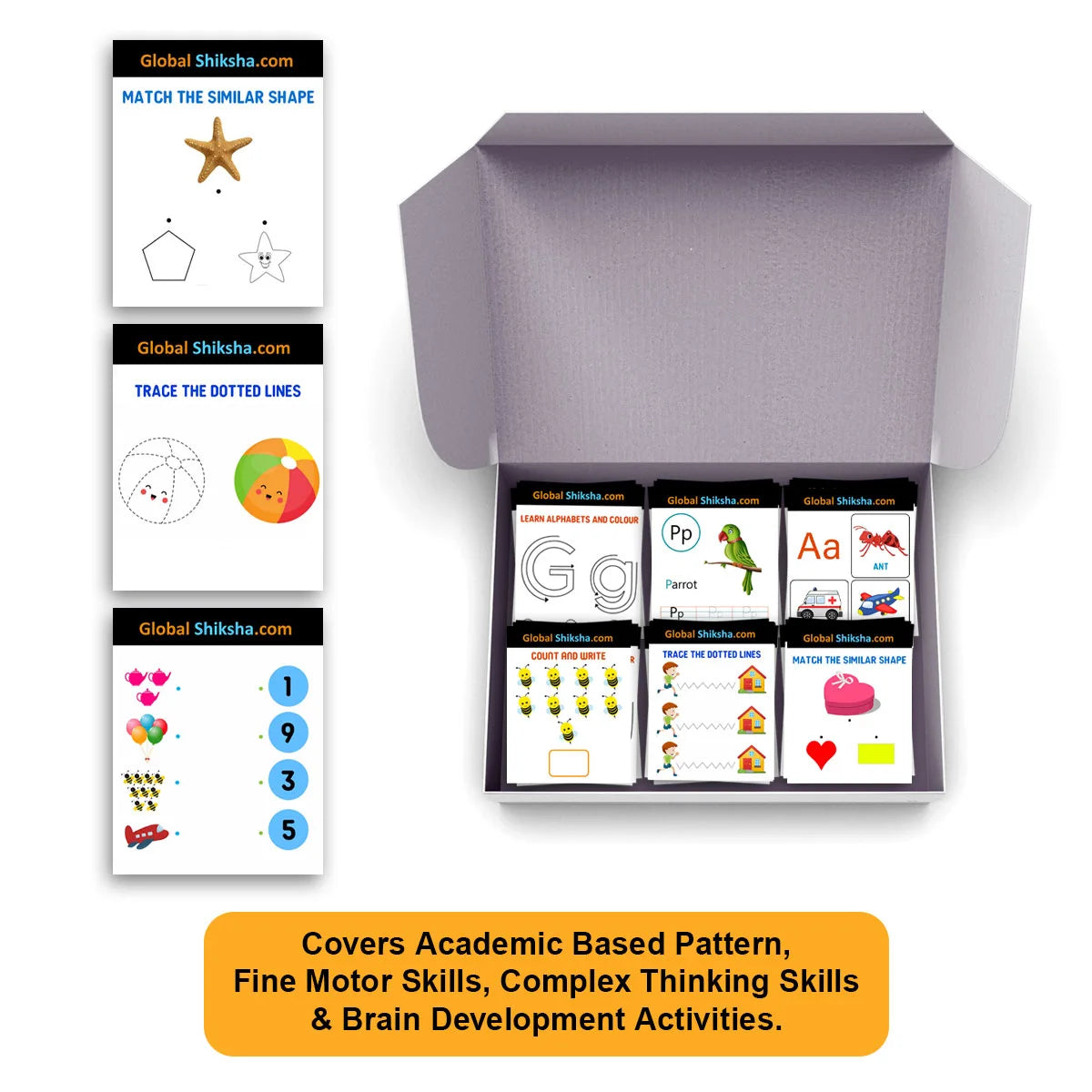 Activity Flash Cards for Nursery Kids