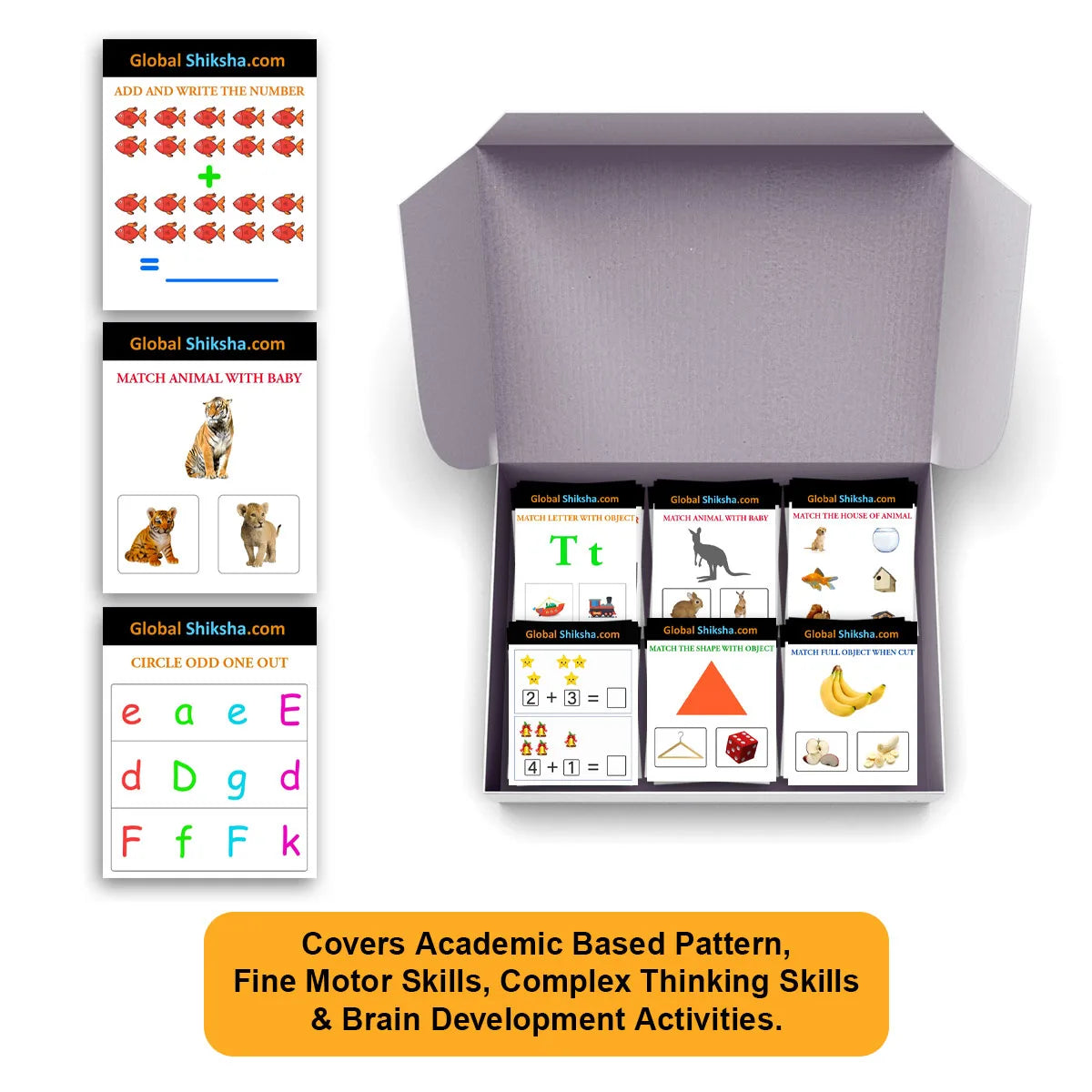 Activity Flash Cards for UKG Kids