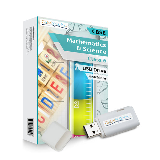 CBSE Class 6 Maths & Science Animated Pendrive in Hindi