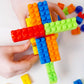 Global Shiksha Building Blocks, Creative Learning Educational Toy for Kids Puzzle Assembling Building Unbreakable Toy Set (Multicolour, 260 Pcs)