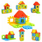 Global Shiksha FunBlast Building Blocks For Kids, House Building Blocks with Windows, Block Game For Kids (Multicolor, Big Size) - 108 Pieces
