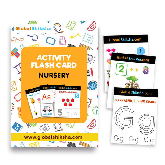 Activity Flash Cards for Nursery Kids