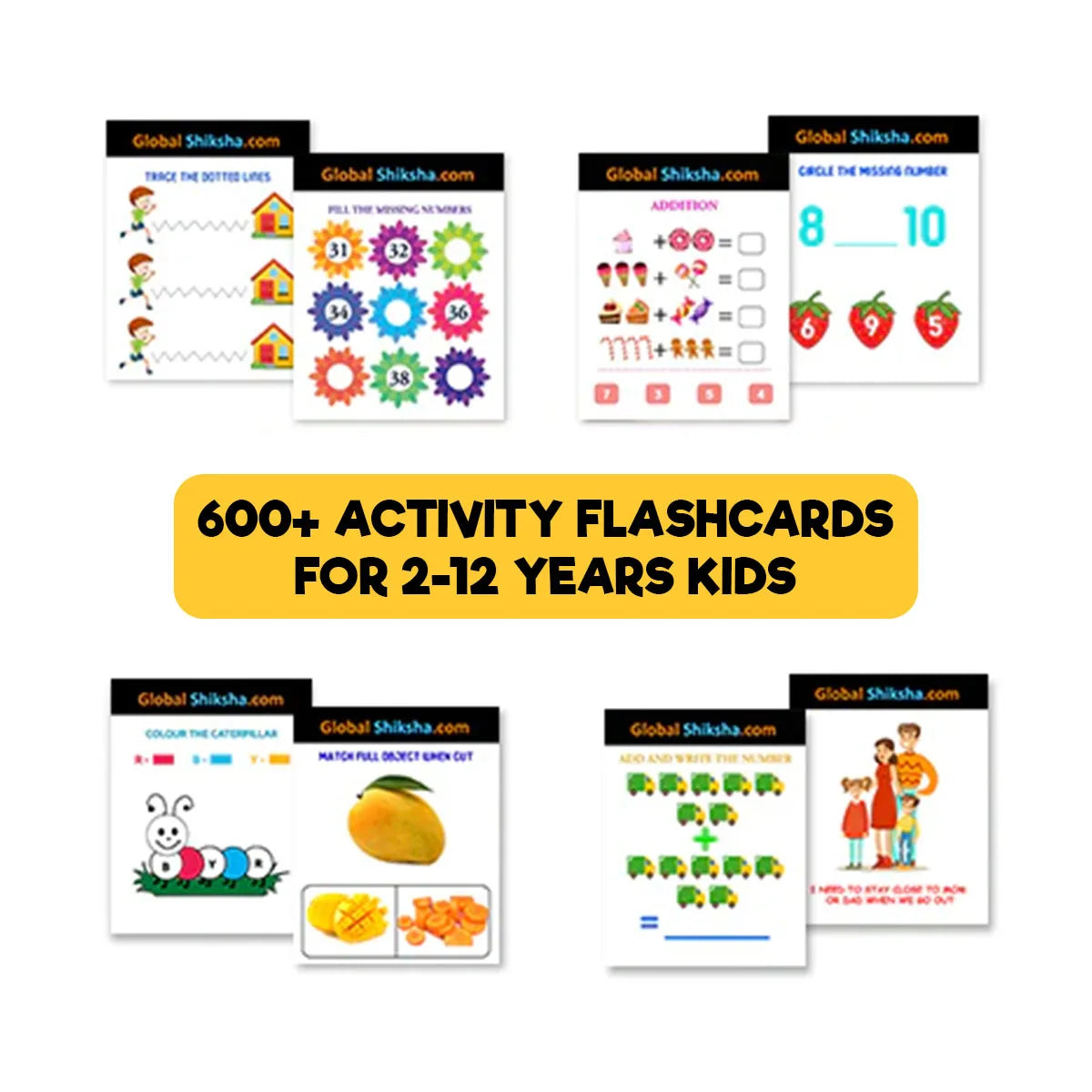 Activity Flash Cards for UKG Kids