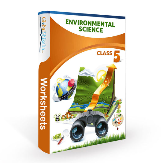 Printed Worksheets for Class 5 - Environmental Science (EVS) ( 80 worksheet + 1 parental manual )
