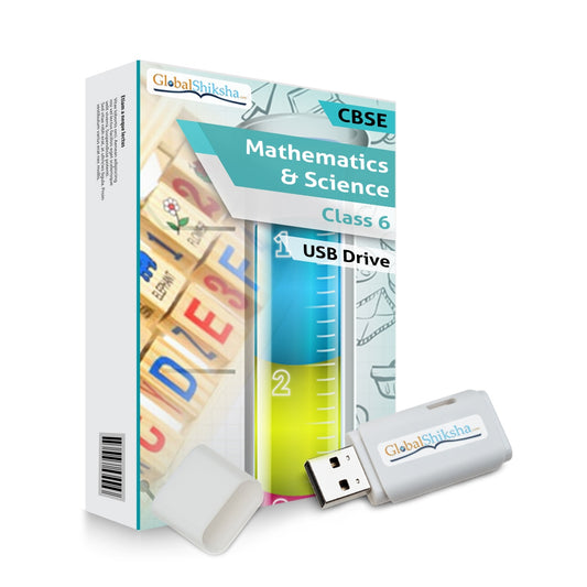 CBSE Class 6 Maths & Science Animated Pendrive in English