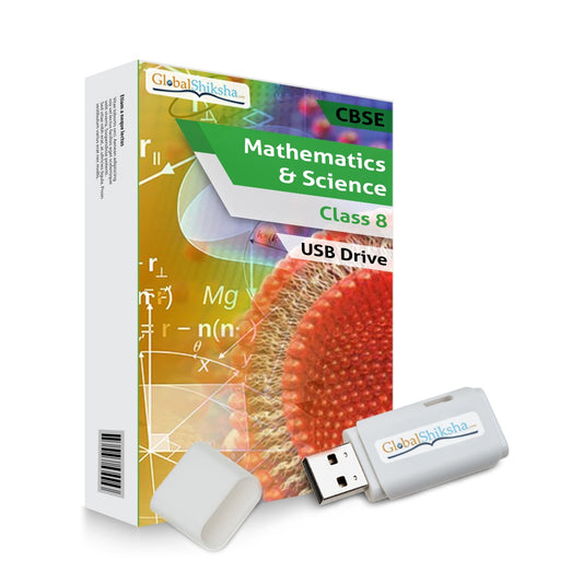 CBSE Class 8 Maths & Science Animated Pendrive in English