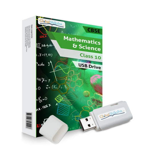 CBSE Class 10 Maths & Science Animated Pendrive in English