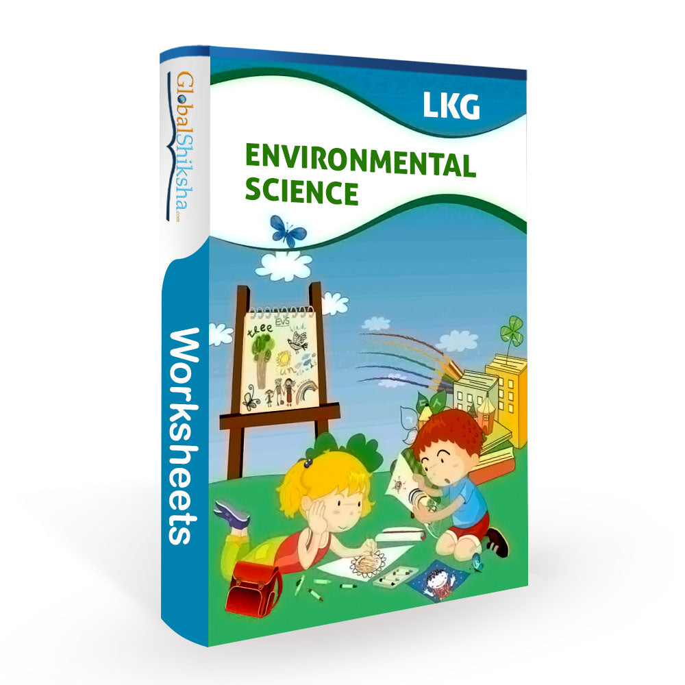 Printed Worksheets for LKG -Environmental Science ( 80 work sheets + 1 parental mannual )