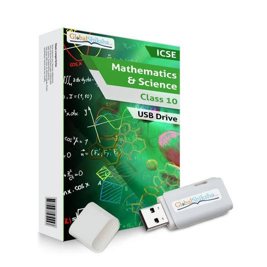 ICSE Class 10 Maths & Science Animated Pendrive in English
