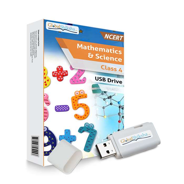 NCERT Class 4 Maths and Science Animated Pendrive in English