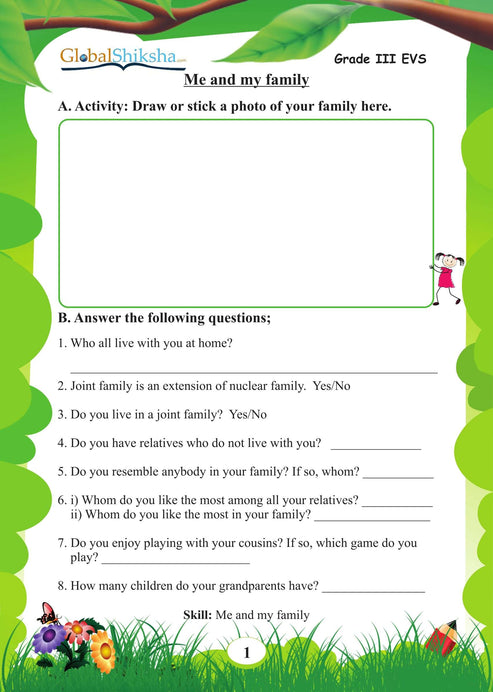 Buy Globalshiksha Printed Worksheet of Environmental Science EVS ...