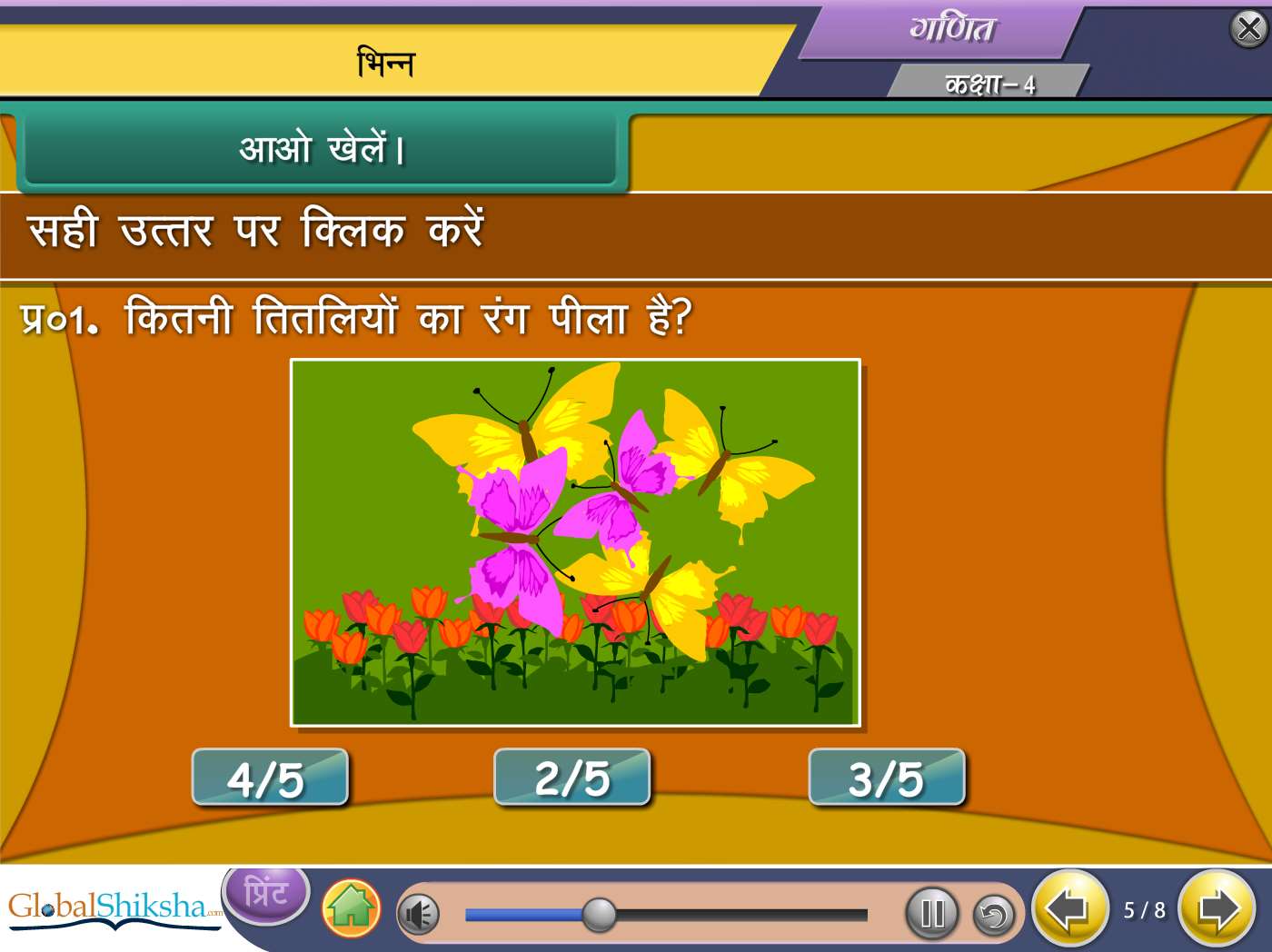 CBSE Class 4 Maths & Science Animated Pendrive in Hindi