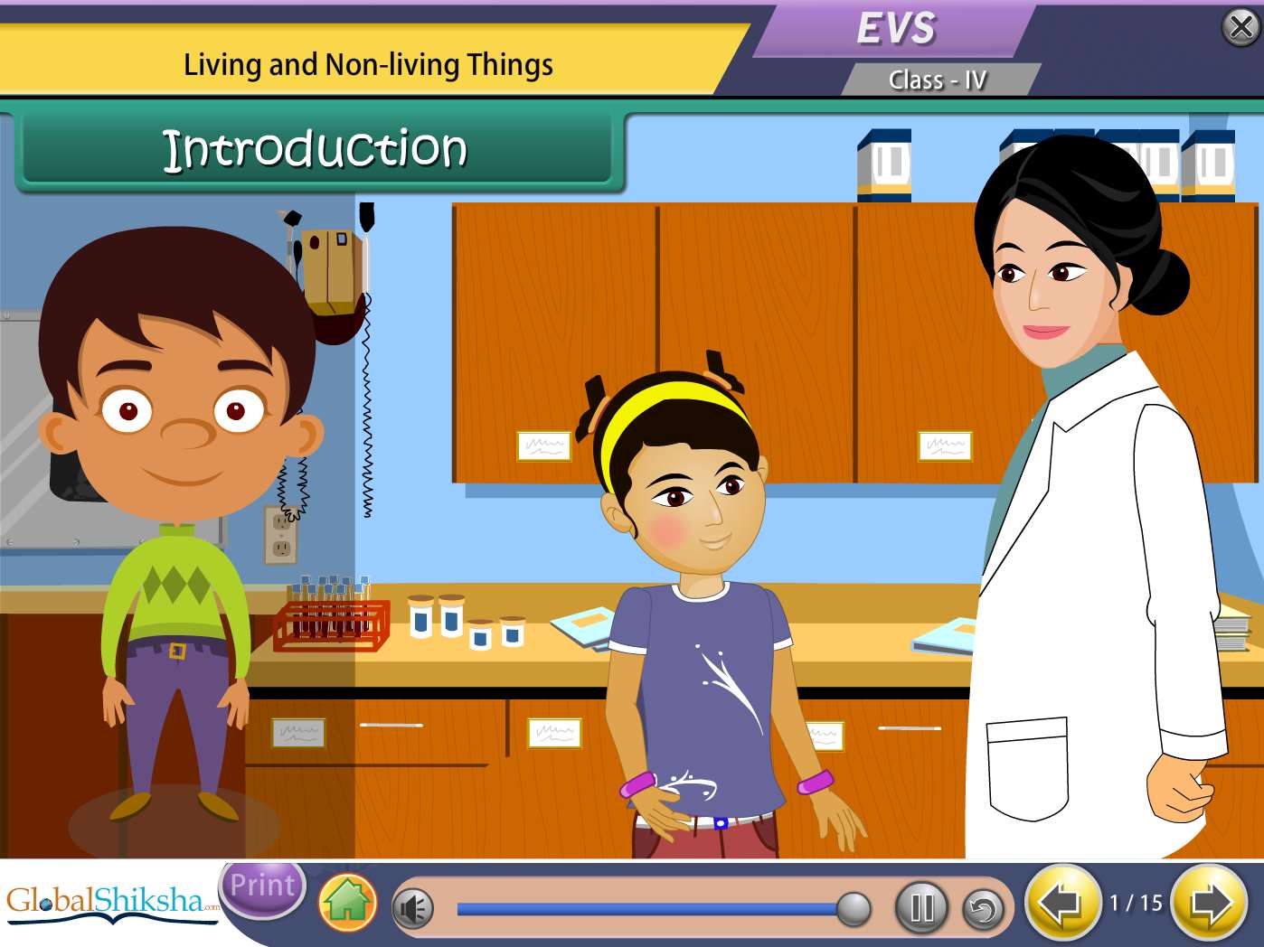 Tamil Nadu State Board Class 4 Maths & Science Animated Pendrive in English