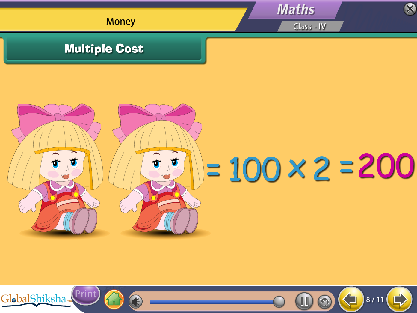 Maharashtra State Board Class 4 Maths & Science Animated Pendrive in English