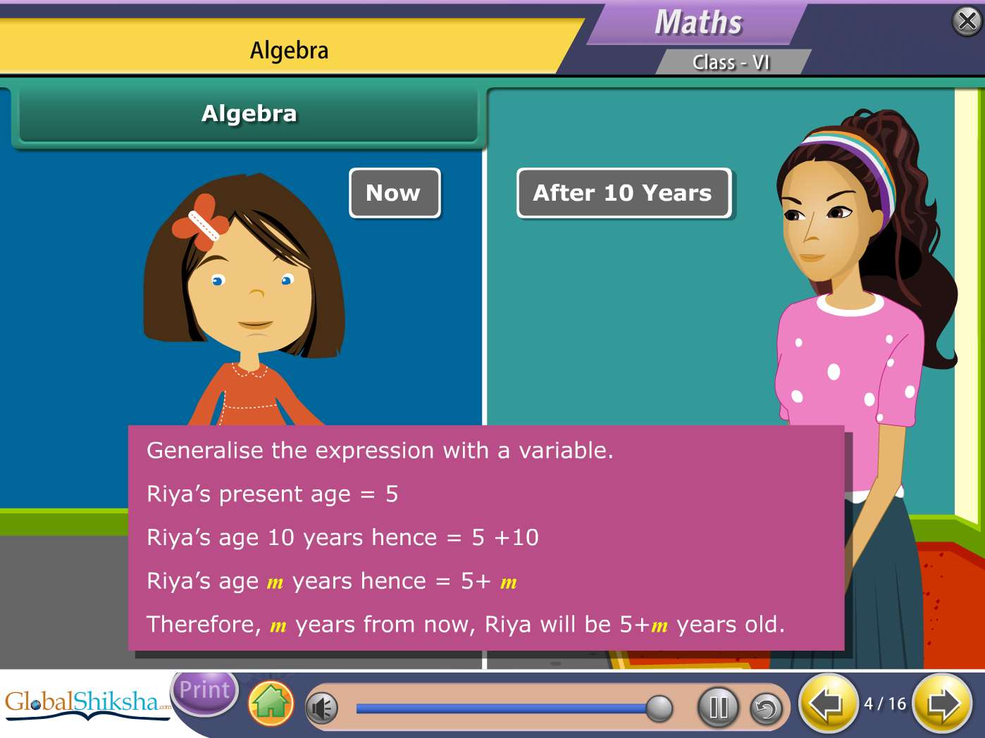 Maharashtra State Board Class 6 Maths & Science Animated Pendrive in English