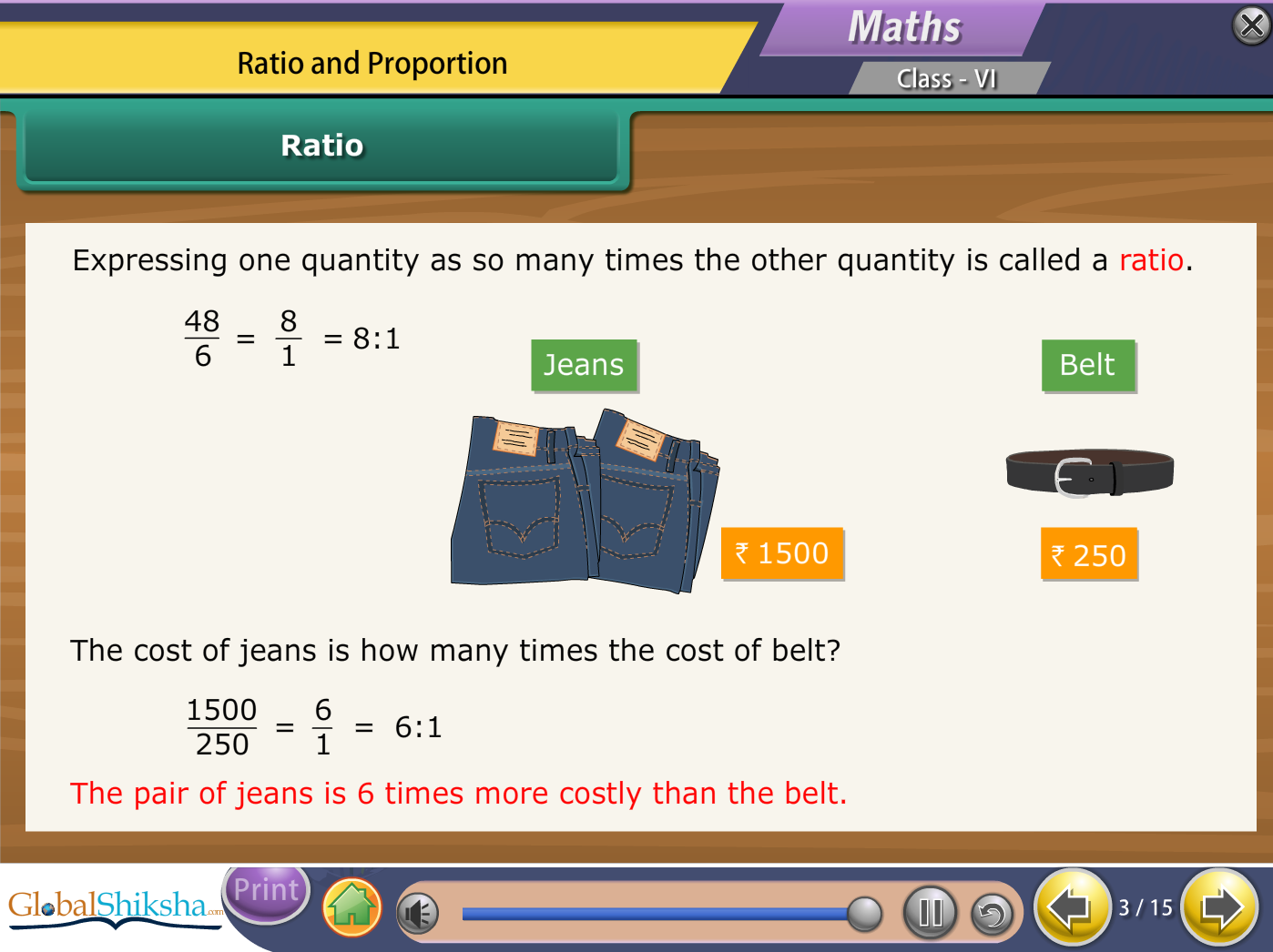 Maharashtra State Board Class 6 Maths & Science Animated Pendrive in English
