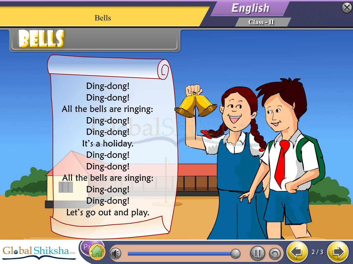 NCERT Class 2 Maths, Science and English Animated Pendrive in English