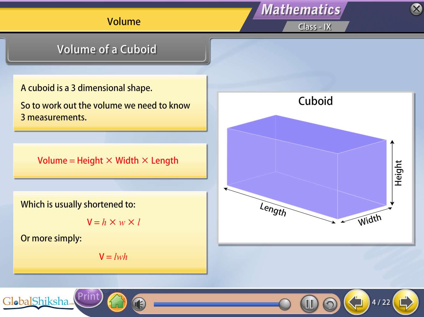 Karnataka State Board Class 9 Maths & Science Animated Pendrive in English