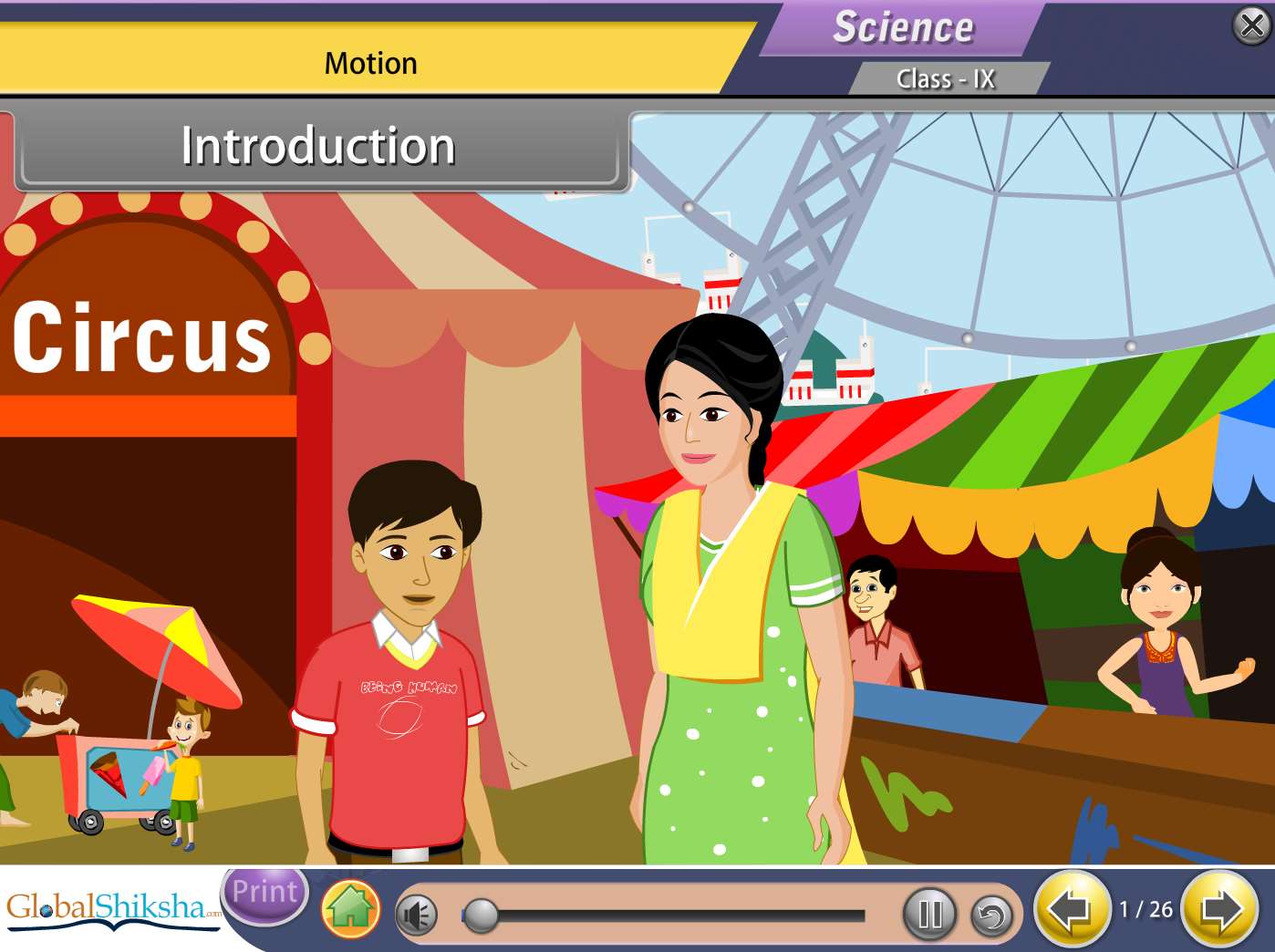 Rajasthan State Board Class 9 Maths & Science Animated Pendrive in English