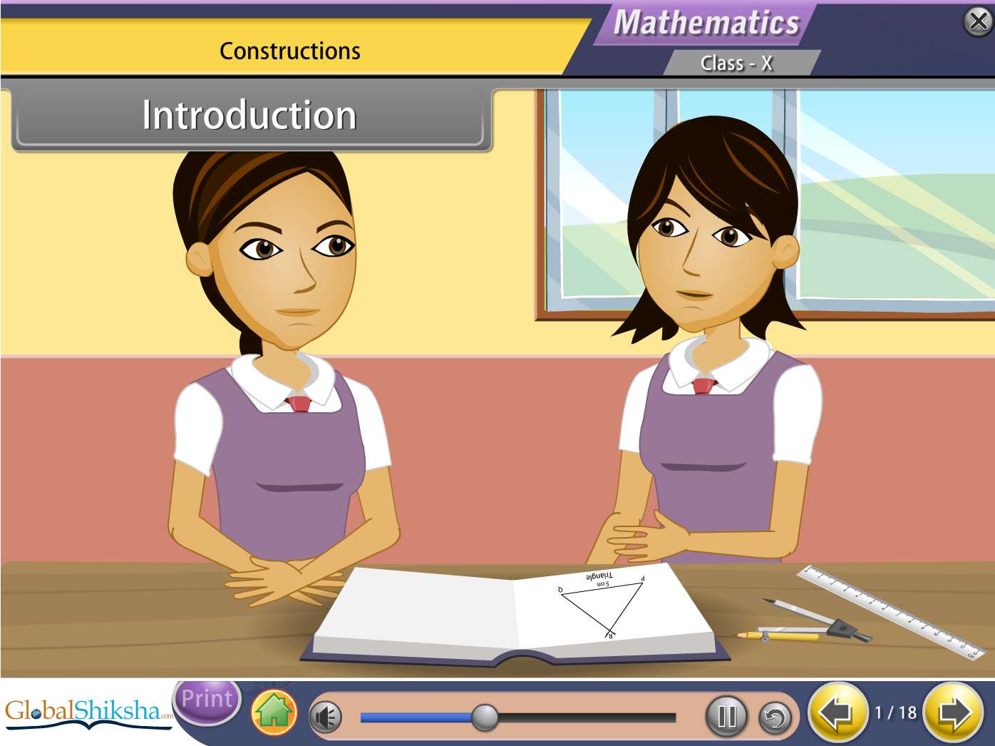 Rajasthan State Board Class 10 Maths & Science Animated Pendrive in English