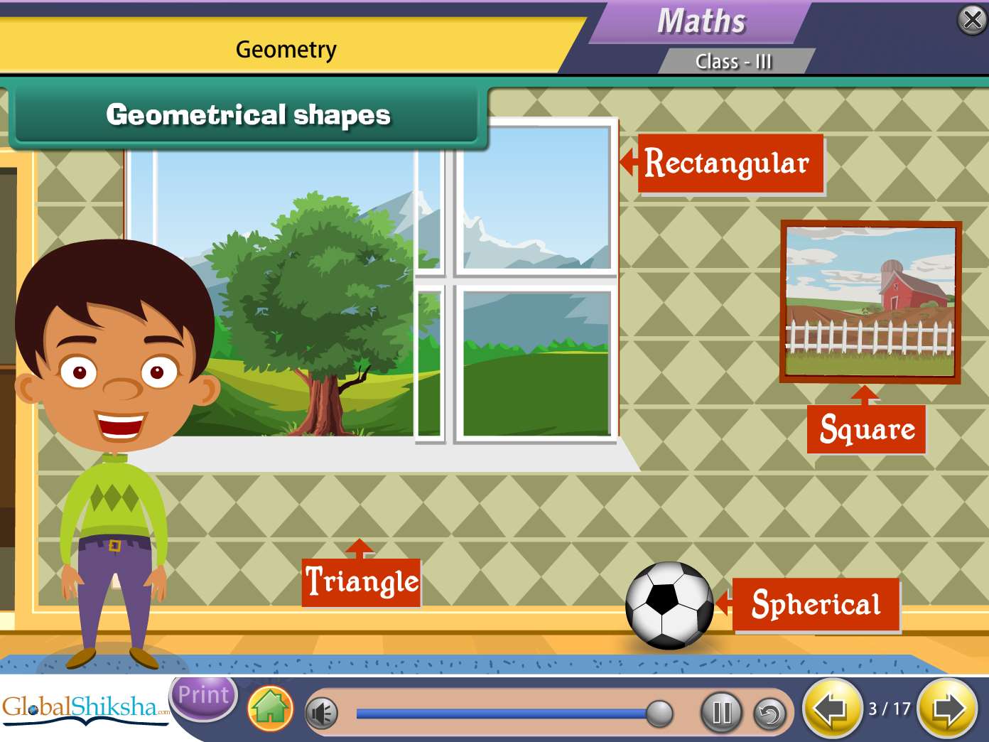 West Bengal State Board Class 3 Maths & EVS Animated Pendrive in English