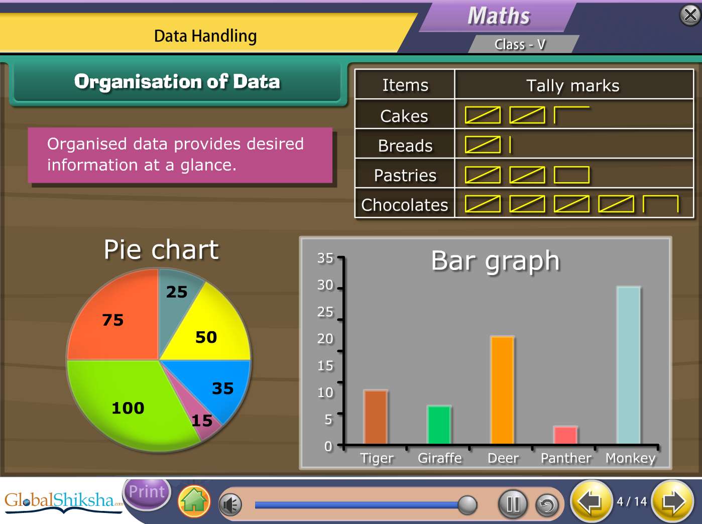 CBSE Class 5 Maths, Science and English Animated Pendrive in English
